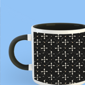 Premium Printed Color Coffee Mug - Black