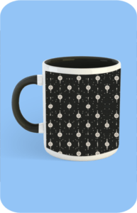 Premium Printed Color Coffee Mug - Black