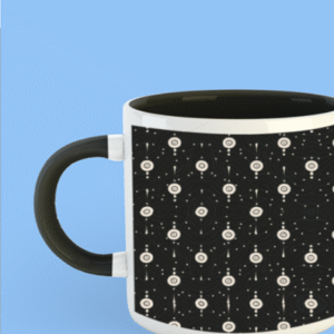 Premium Printed Color Coffee Mug - Black