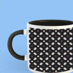 Premium Printed Color Coffee Mug - Black