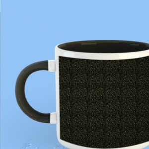 Premium Printed Color Coffee Mug - Black