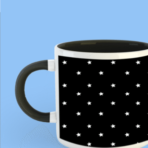 Premium Printed Color Coffee Mug - Black