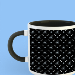 Premium Printed Color Coffee Mug - Black