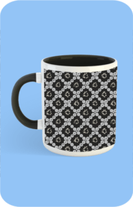 Premium Printed Color Coffee Mug - Black