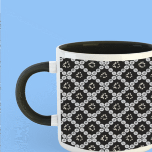 Premium Printed Color Coffee Mug - Black