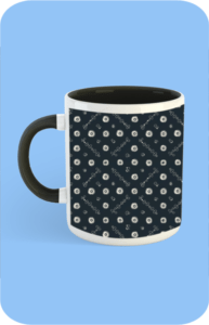 Premium Printed Color Coffee Mug - Black