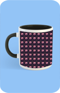 Premium Printed Color Coffee Mug - Black