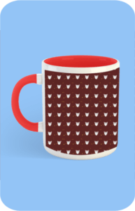 Premium Printed Color Coffee Mug - Red