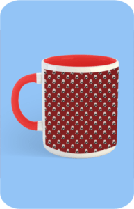 Premium Printed Color Coffee Mug - Red