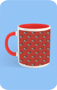 Premium Printed Color Coffee Mug - Red