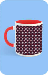 Premium Printed Color Coffee Mug - Red