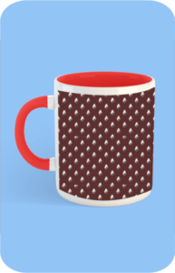 Premium Printed Color Coffee Mug - Red