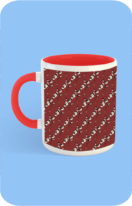 Premium Printed Color Coffee Mug - Red