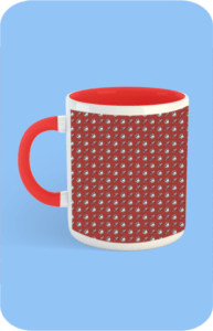 Premium Printed Color Coffee Mug - Red