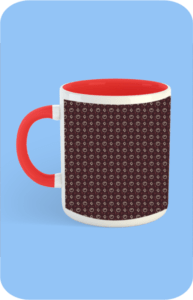 Premium Printed Color Coffee Mug - Red