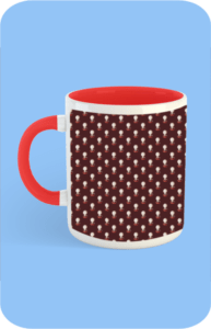 Premium Printed Color Coffee Mug - Red