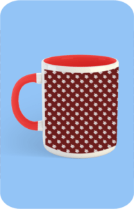 Premium Printed Color Coffee Mug - Red