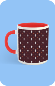 Premium Printed Color Coffee Mug - Red