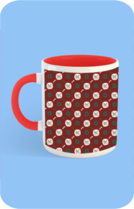Premium Printed Color Coffee Mug - Red