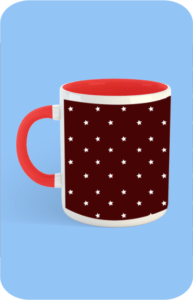 Premium Printed Color Coffee Mug - Red