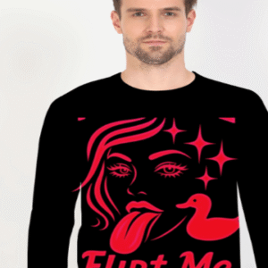 Flirt Me Printed Full Sleeve Graphics Tee