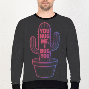 Cactus Printed Graphics Sweatshirt