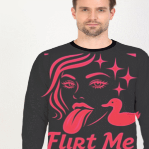 Flirt Me Printed Graphics Sweatshirt