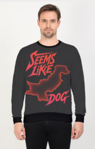 Seems Like Dog Printed Graphics Sweatshirt