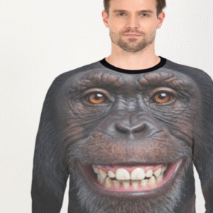 Chimpanzee Printed Graphics Sweatshirt