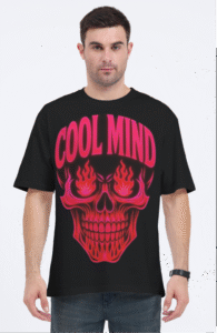 Cool Mind Printed Oversized Graphics Tee