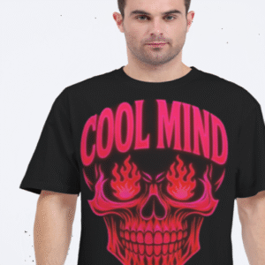 Cool Mind Printed Oversized Graphics Tee