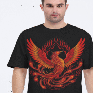 Eagle Printed Oversized Graphics Tee