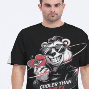 Cooler Than Your Ex Printed Oversized Graphics Tee